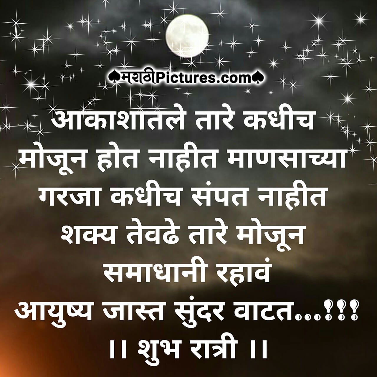 Good Night Marathi Suvichar